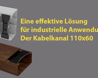 Eine effektive Lösung für industrielle Anwendungen Der Kabelkanal 110x60