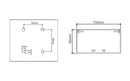 Kabelkanal - 110x60 mm Braun (Holzdesign) - Schraubbar