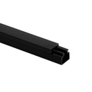 Kabelkanal - 10x10 mm Schwarz - Selbstklebend