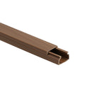 Kabelkanal - 15x10 mm Braun (Holzoptik) - Selbstklebend & Schraubbar