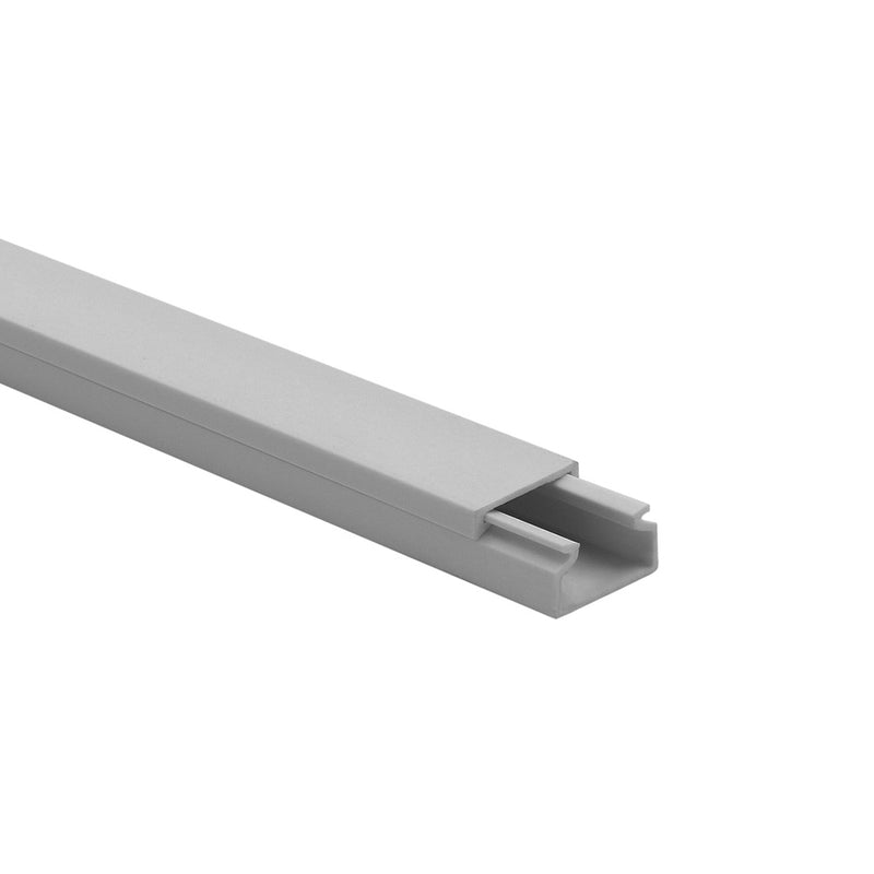 Kabelkanal - 15x10 mm Grau (steingrau) - Schraubbar
