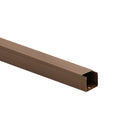 Kabelkanal - 20x20 mm braun (Holzdesign) - Selbstklebend & Schraubbar