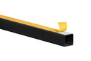 Kabelkanal - 25x25 mm Schwarz - Selbstklebend & Schraubbar