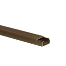 Kabelkanal - 30x15 mm Braun (Holzoptik) - Selbstklebend & Schraubbar