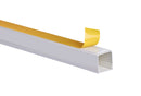 Kabelkanal 30 x 30 mm  Selbstklebend & Schraubbar Weiß (Reinweiß)