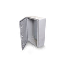 Schaltschrank mit Sichttür 400 x 600 x 200mm IP65 ABS Lichtgrau