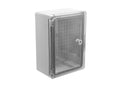 Schaltschrank mit Sichttür 250 x 350 x 150mm IP65 ABS Lichtgrau