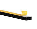 Kabelkanal - 20x10 mm schwarz - Selbstklebend & Schraubbar (Kopie)