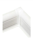 Sockelleisten 80x25 mm - Farbe Weiß