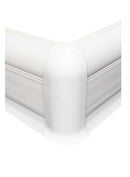 Sockelleisten 80x25 mm - Farbe Weiß