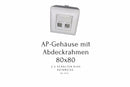 AP-Gehäuse mit Abdeckrahmen Keyston jack 2 x RJ 45 - Abdeckrahmen