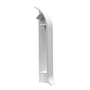 Endstück rechts für Sockelleistenkanal Weiß