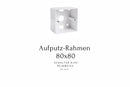 Rahmen - Schalter RJ45 - Weiß 80x80 -